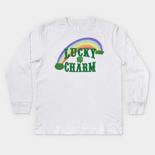 Lucky charm st Patrick’s day Kids Long Sleeve T-Shirt